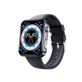 2025 New Smartwatch ECG Continuous Glucose Monitor Blood Pressure SOS Fall Alarm HRV Body Composition Analyzer All In One Health Guardian Best We (Color: BLACK)